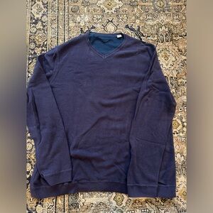 Men’s 3XL Tommy Bahama Navy/Purple Sweater